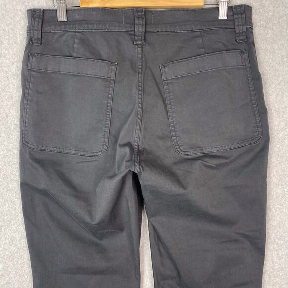 Madewell Womens 31 Kick Out Crop Pants in Dark Pavement - Picture 6 of 10